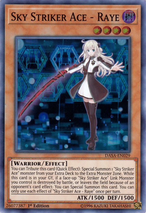 Sky Striker Ace - Raye [DASA-EN029] Super Rare | Play N Trade Winnipeg