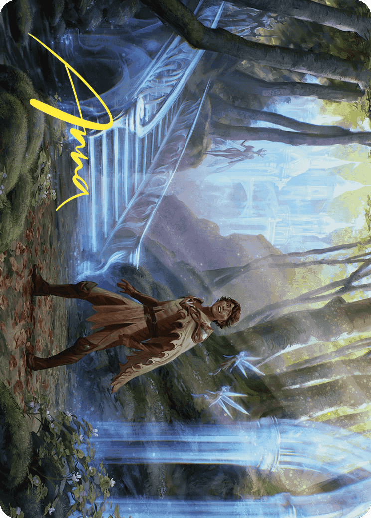 Into the Fae Court Art Card (Gold-Stamped Signature) [Wilds of Eldraine Art Series] | Play N Trade Winnipeg