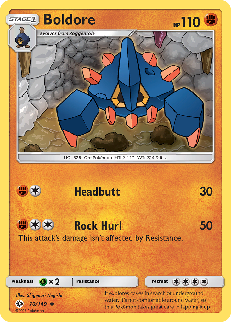 Boldore (70/149) [Sun & Moon: Base Set] | Play N Trade Winnipeg