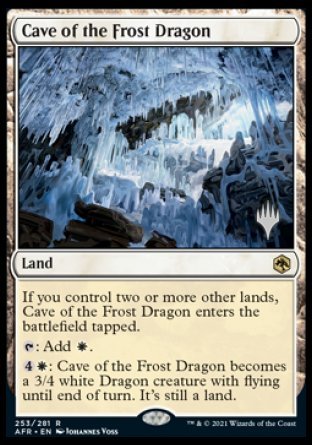 Cave of the Frost Dragon (Promo Pack) [Dungeons & Dragons: Adventures in the Forgotten Realms Promos] | Play N Trade Winnipeg