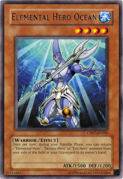 Elemental Hero Ocean [CP07-EN006] Rare | Play N Trade Winnipeg