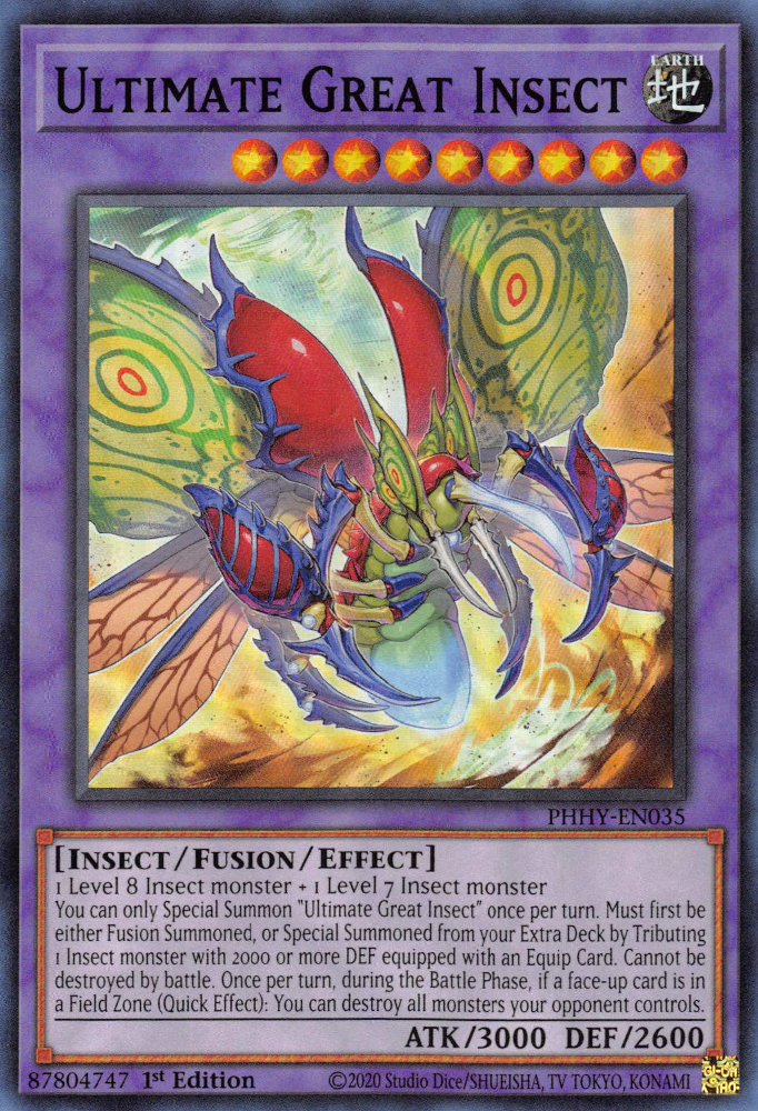 Ultimate Great Insect [PHHY-EN035] Super Rare | Play N Trade Winnipeg