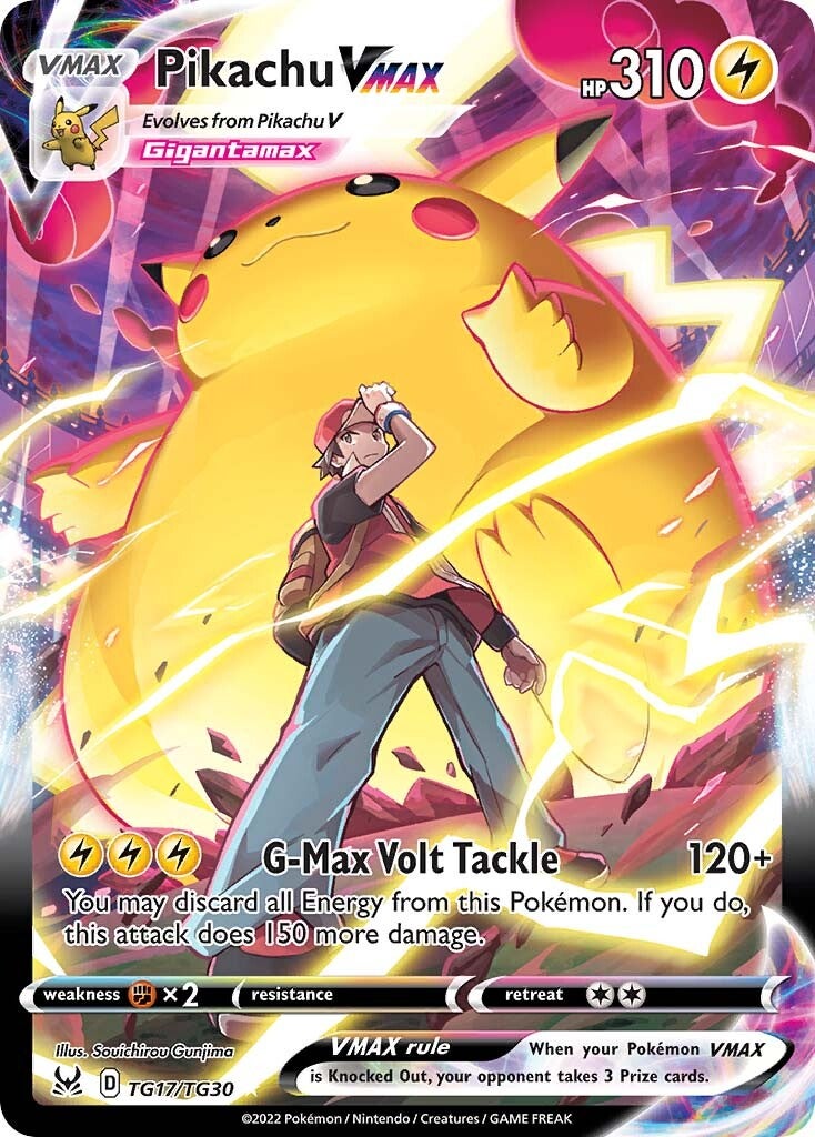 Pikachu VMAX (TG17/TG30) [Sword & Shield: Lost Origin] | Play N Trade Winnipeg