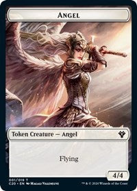 Angel // Elemental (010) Double-sided Token [Commander 2020 Tokens] | Play N Trade Winnipeg