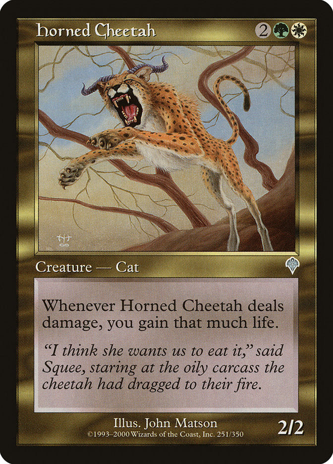 Horned Cheetah [Invasion] | Play N Trade Winnipeg