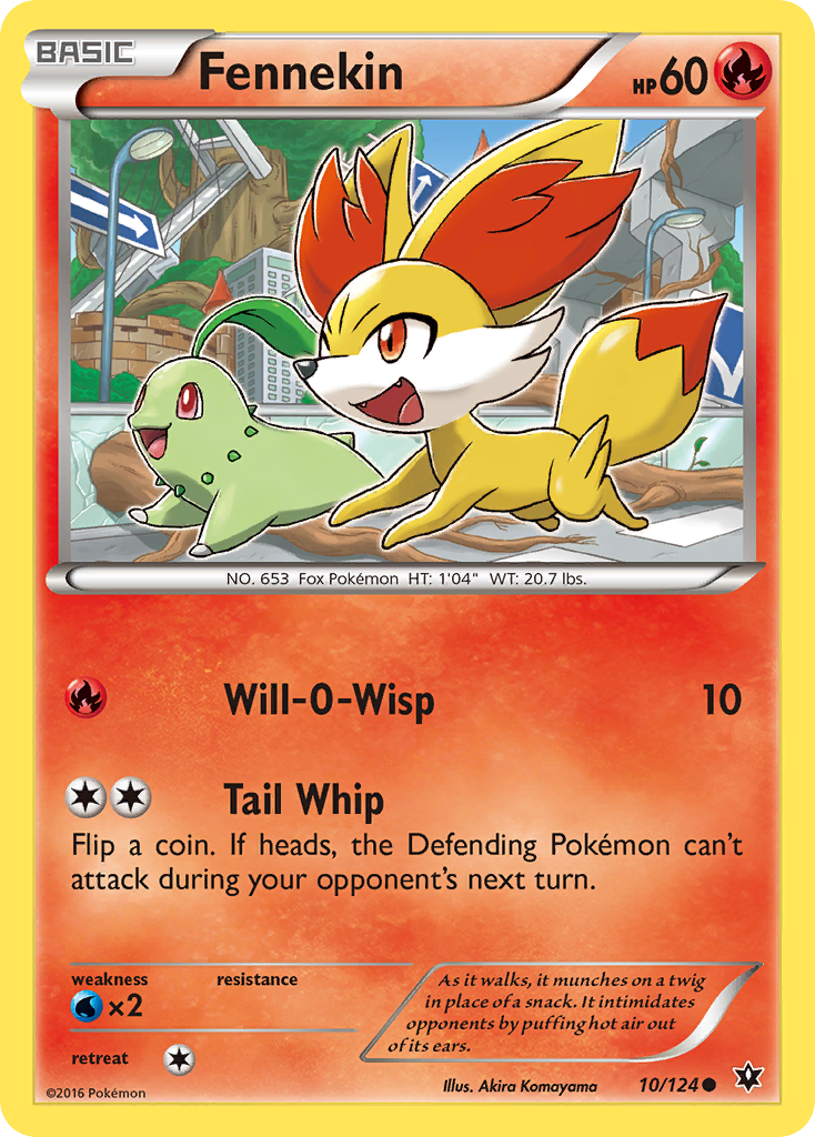 Fennekin (10/124) [XY: Fates Collide] | Play N Trade Winnipeg