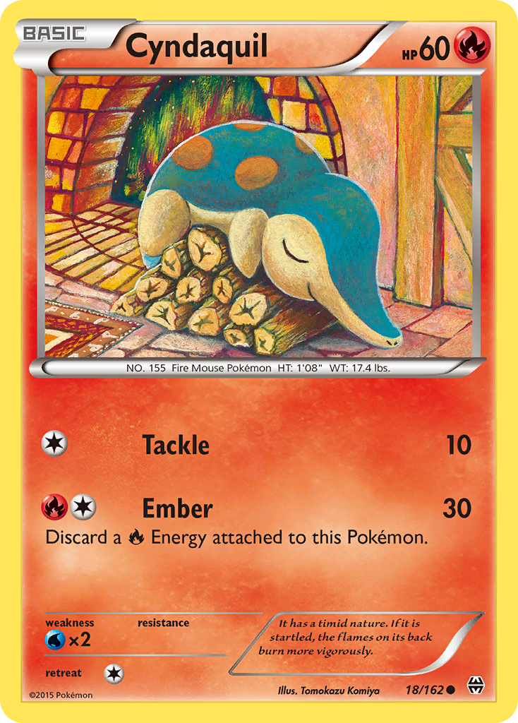 Cyndaquil (18/162) [XY: BREAKthrough] | Play N Trade Winnipeg