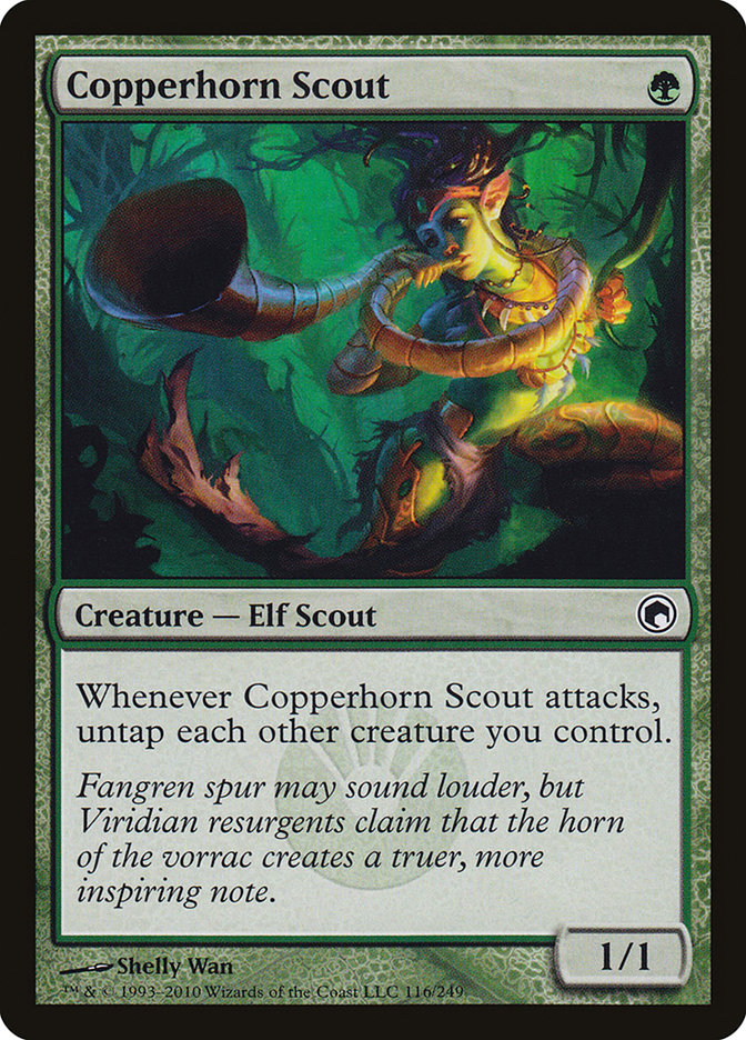 Copperhorn Scout [Scars of Mirrodin] | Play N Trade Winnipeg