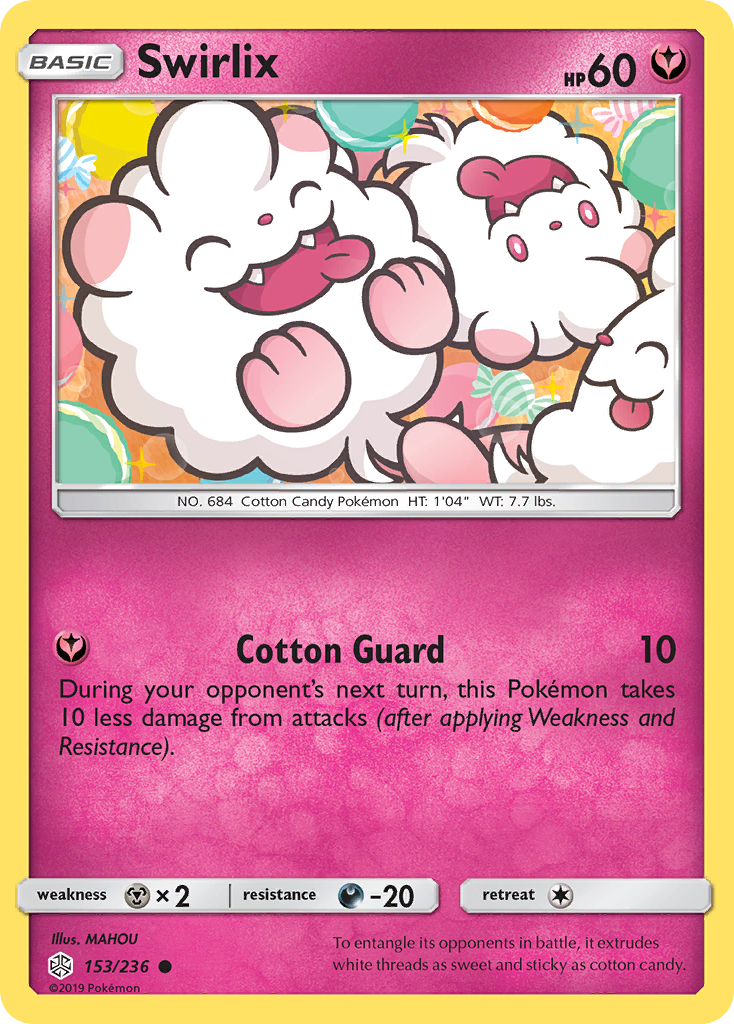 Swirlix (153/236) [Sun & Moon: Cosmic Eclipse] | Play N Trade Winnipeg