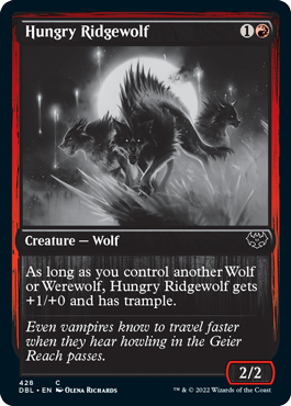 Hungry Ridgewolf [Innistrad: Double Feature] | Play N Trade Winnipeg