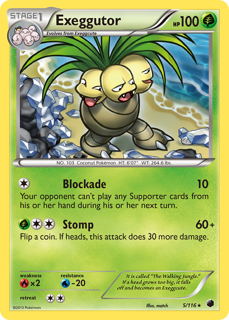 Exeggutor (5/116) [Black & White: Plasma Freeze] | Play N Trade Winnipeg