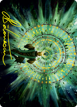 Verdant Mastery Art Card (Gold-Stamped Signature) [Strixhaven: School of Mages Art Series] | Play N Trade Winnipeg