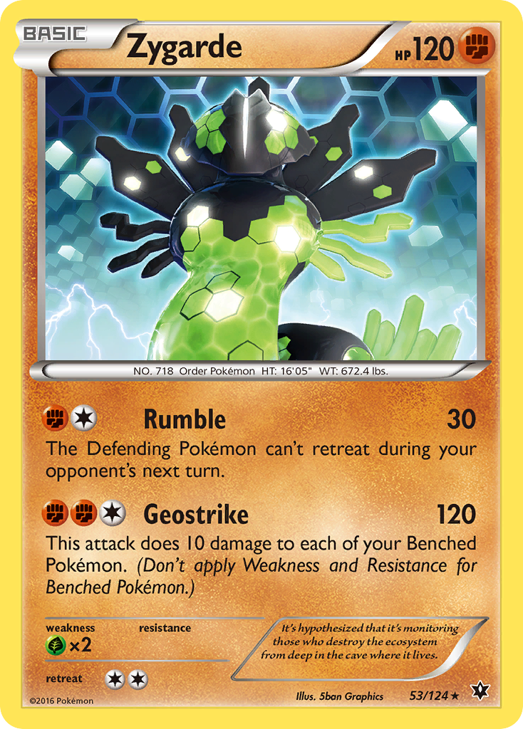 Zygarde (53/124) [XY: Fates Collide] | Play N Trade Winnipeg