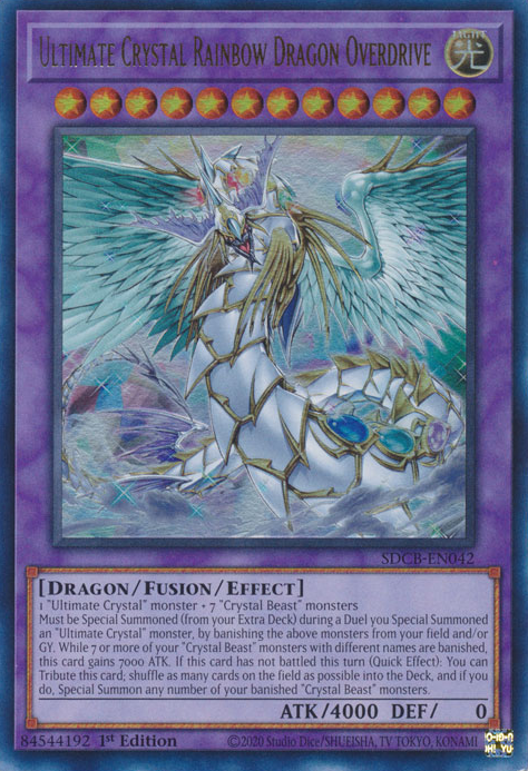 Ultimate Crystal Rainbow Dragon Overdrive [SDCB-EN042] Ultra Rare | Play N Trade Winnipeg