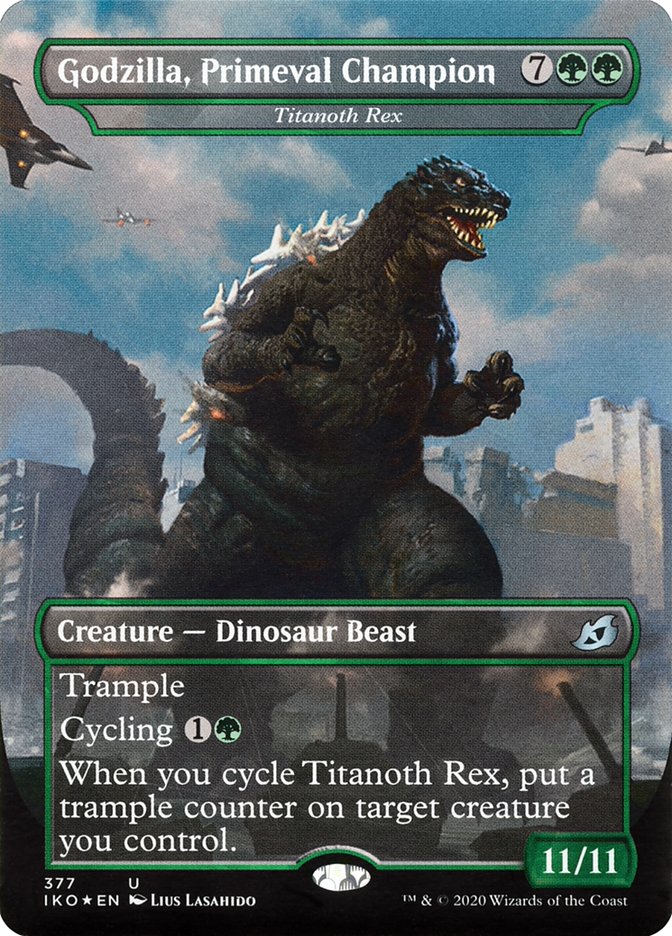 Titanoth Rex - Godzilla, Primeval Champion (Godzilla Series) [Ikoria: Lair of Behemoths] | Play N Trade Winnipeg