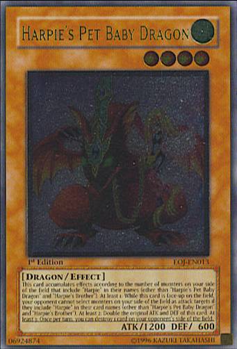 Harpie's Pet Baby Dragon [EOJ-EN013] Ultimate Rare | Play N Trade Winnipeg
