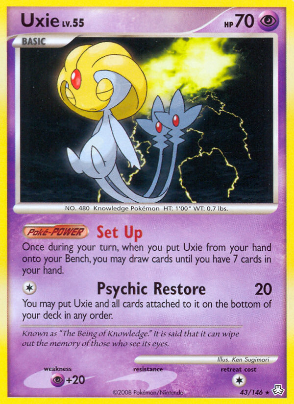 Uxie (43/146) [Diamond & Pearl: Legends Awakened] | Play N Trade Winnipeg