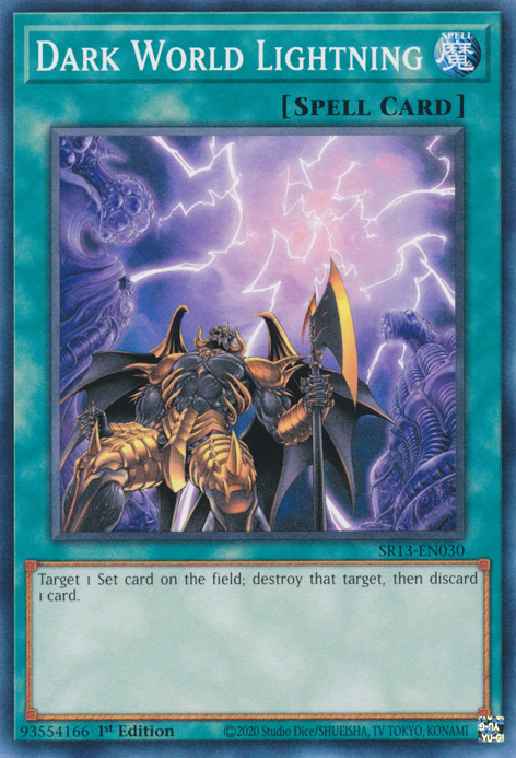 Dark World Lightning [SR13-EN030] Common | Play N Trade Winnipeg