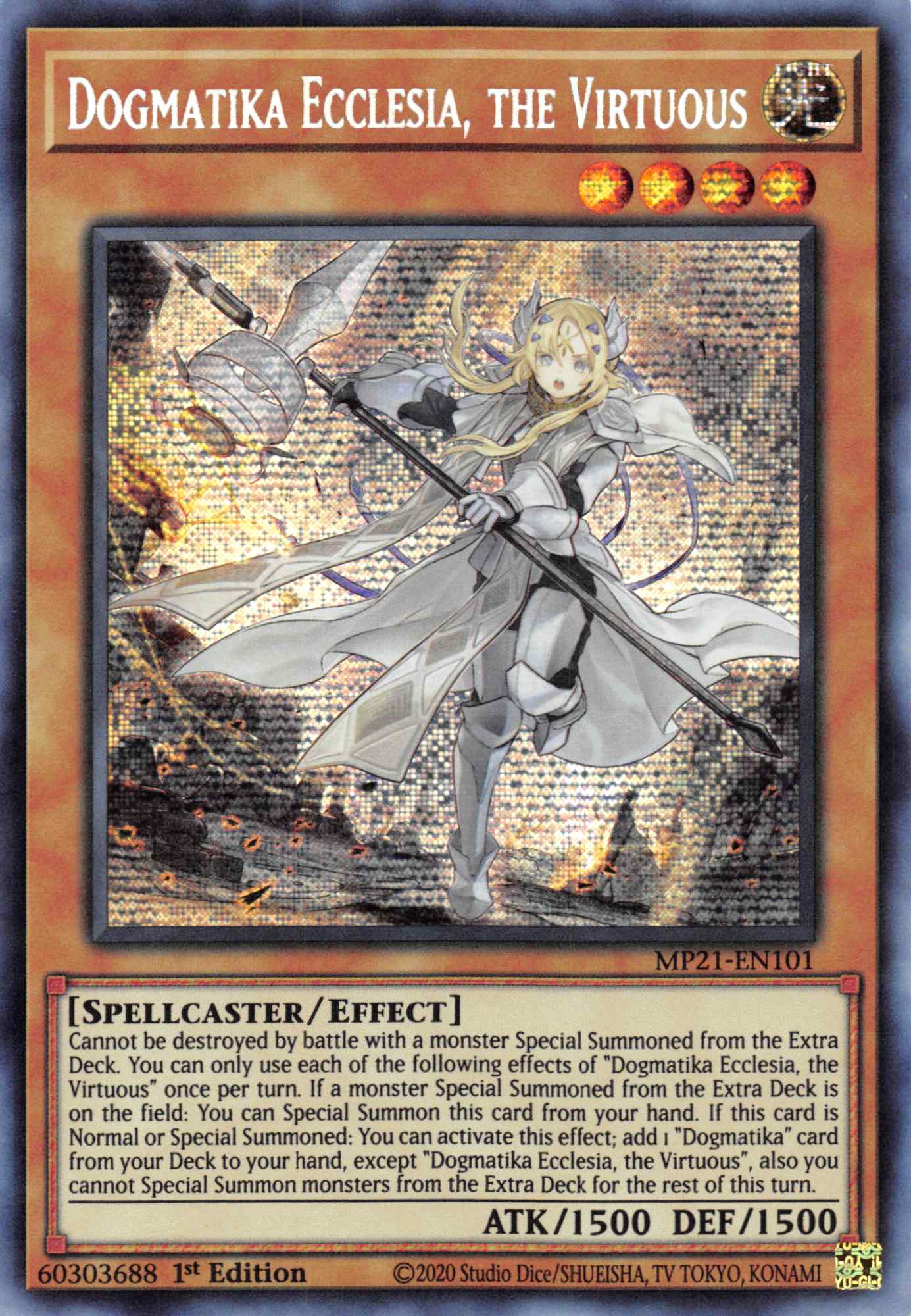 Dogmatika Ecclesia, the Virtuous [MP21-EN101] Prismatic Secret Rare | Play N Trade Winnipeg