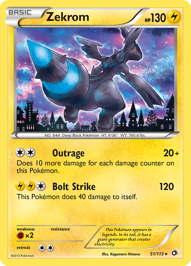 Zekrom (51/113) [Black & White: Legendary Treasures] | Play N Trade Winnipeg