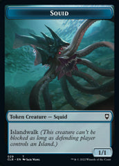 Squid // Copy Double-sided Token [Commander Legends: Battle for Baldur's Gate Tokens] | Play N Trade Winnipeg