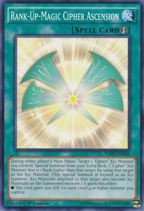 Rank-Up-Magic Cipher Ascension [RATE-EN056] Common | Play N Trade Winnipeg