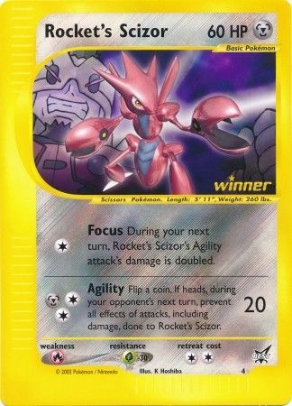 Rocket's Scizor (4) (Jumbo Card) [Best of Promos] | Play N Trade Winnipeg