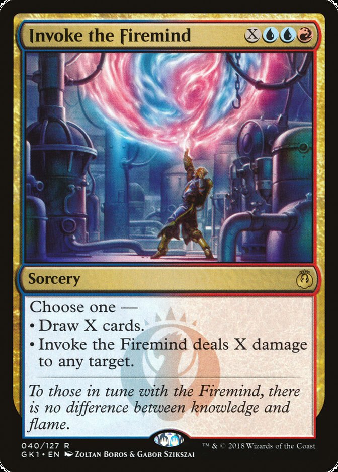 Invoke the Firemind [Guilds of Ravnica Guild Kit] | Play N Trade Winnipeg