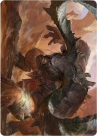 Moraug, Fury of Akoum Art Card [Zendikar Rising Art Series] | Play N Trade Winnipeg