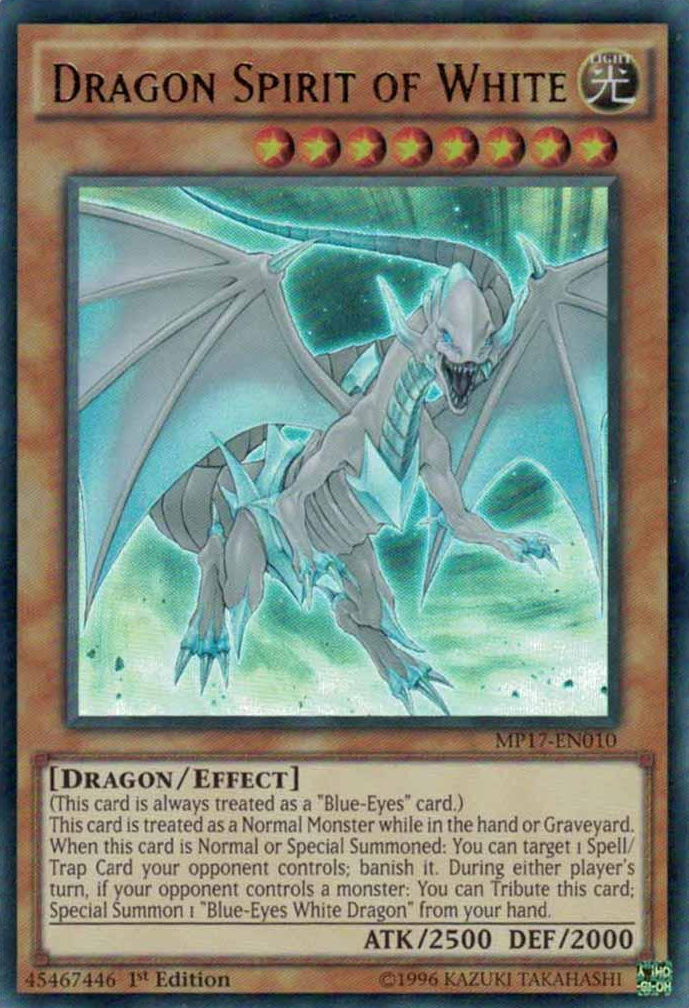 Dragon Spirit of White [MP17-EN010] Ultra Rare | Play N Trade Winnipeg