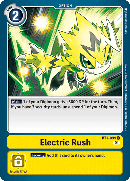 Electric Rush [BT7-099] [Next Adventure] | Play N Trade Winnipeg