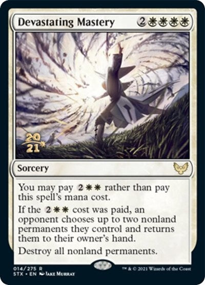 Devastating Mastery [Strixhaven: School of Mages Prerelease Promos] | Play N Trade Winnipeg