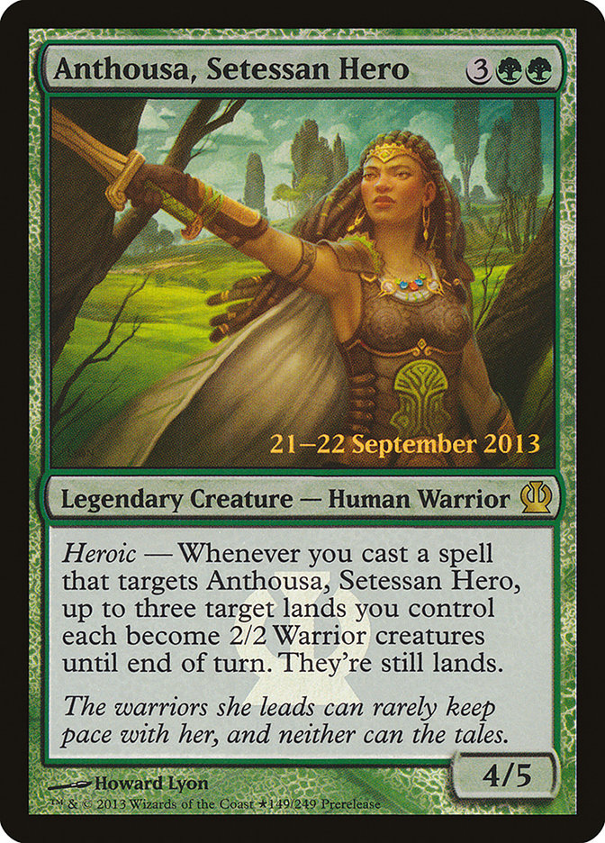 Anthousa, Setessan Hero  [Theros Prerelease Promos] | Play N Trade Winnipeg