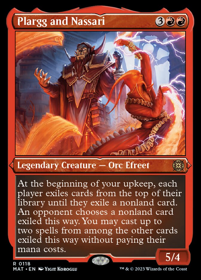 Plargg and Nassari (Foil Etched) [March of the Machine: The Aftermath] | Play N Trade Winnipeg