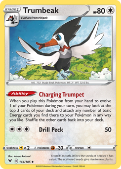 Trumbeak (144/185) [Sword & Shield: Vivid Voltage] | Play N Trade Winnipeg