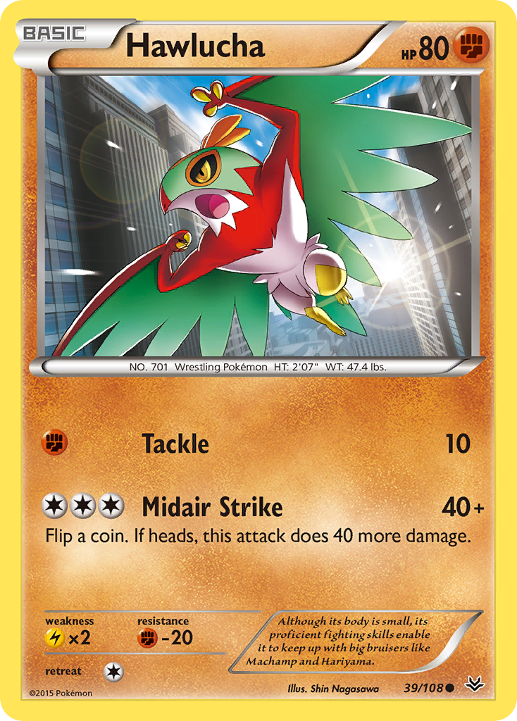 Hawlucha (39/108) [XY: Roaring Skies] | Play N Trade Winnipeg