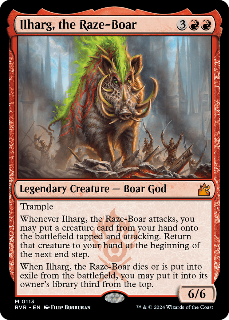 Ilharg, the Raze-Boar [Ravnica Remastered] | Play N Trade Winnipeg