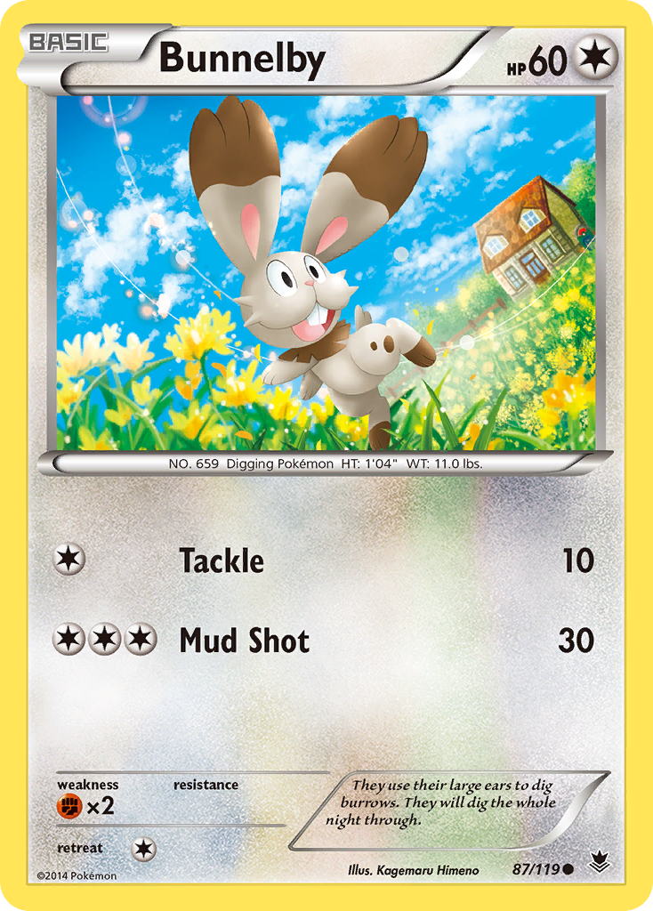 Bunnelby (87/119) [XY: Phantom Forces] | Play N Trade Winnipeg