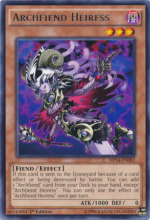 Archfiend Heiress [MP14-EN082] Rare | Play N Trade Winnipeg