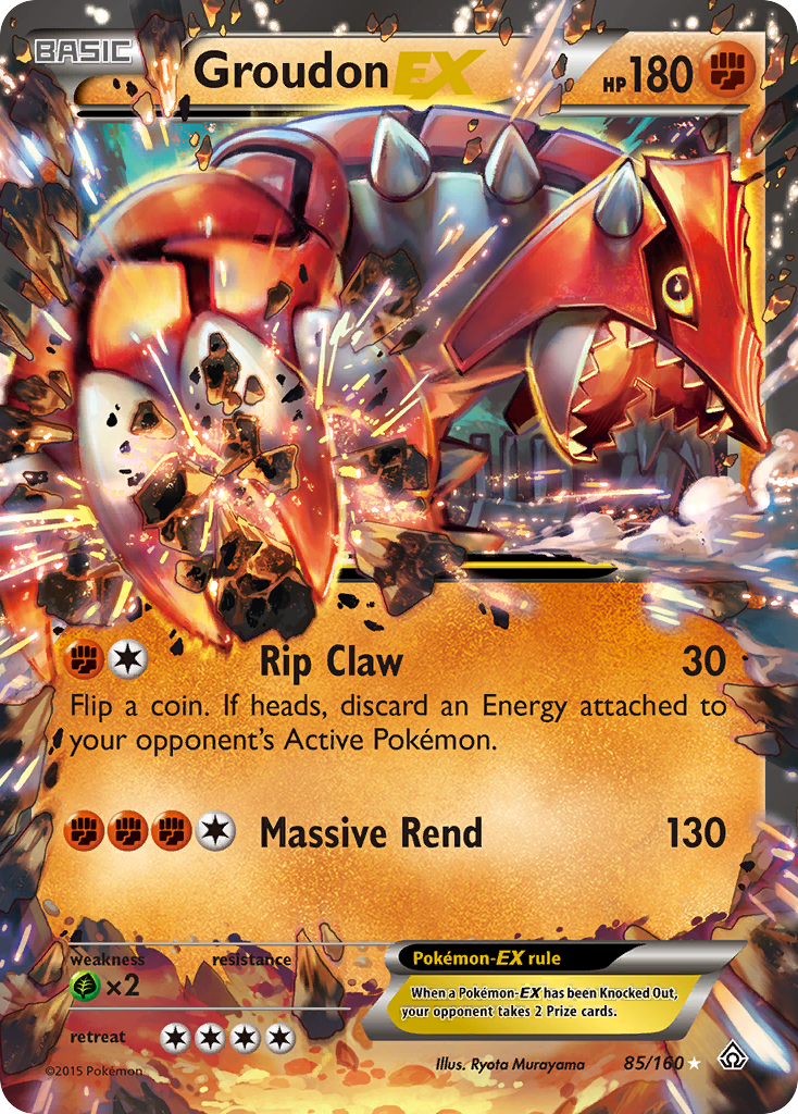 Groudon EX (85/160) [XY: Primal Clash] | Play N Trade Winnipeg