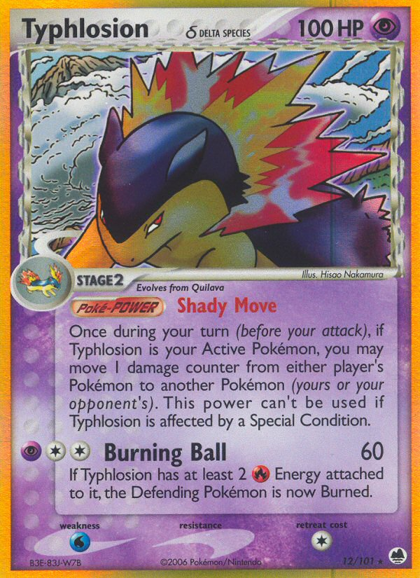 Typhlosion (12/101) (Delta Species) [EX: Dragon Frontiers] | Play N Trade Winnipeg