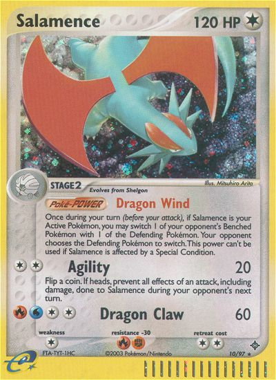 Salamence (10/97) [EX: Dragon] | Play N Trade Winnipeg