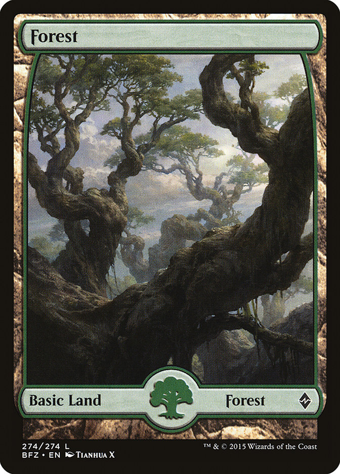 Forest (274) [Battle for Zendikar] | Play N Trade Winnipeg