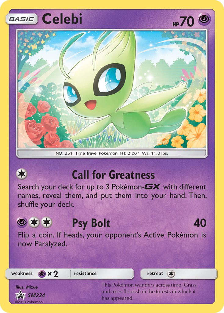 Celebi (SM224) [Sun & Moon: Black Star Promos] | Play N Trade Winnipeg