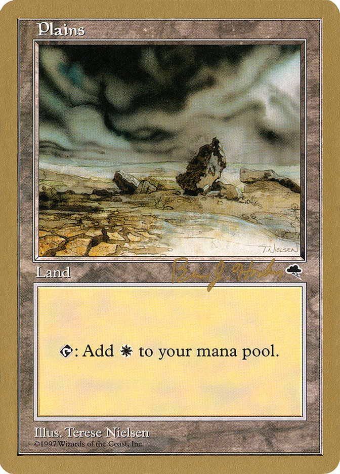 Plains (bh331) (Brian Hacker) [World Championship Decks 1998] | Play N Trade Winnipeg