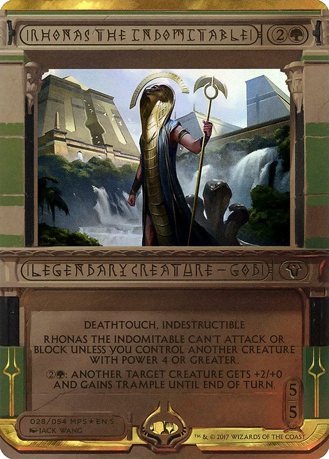 Rhonas the Indomitable (Invocation) [Amonkhet Invocations] | Play N Trade Winnipeg