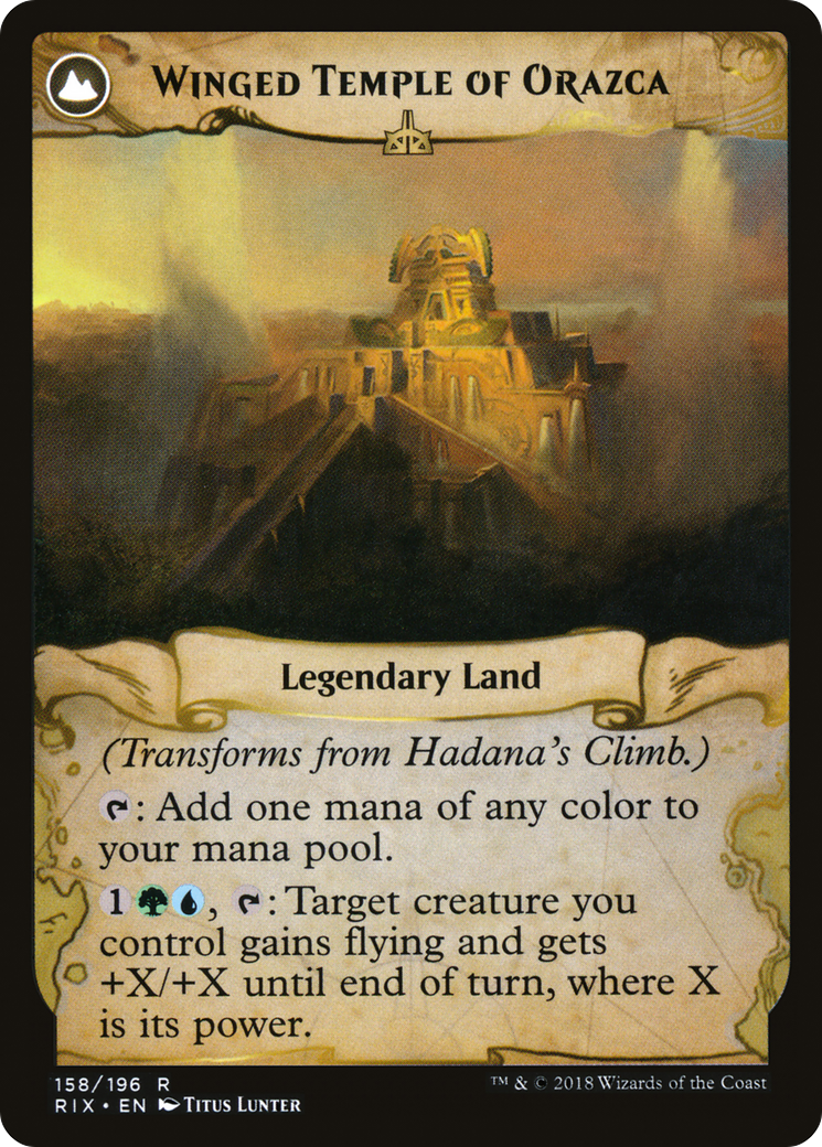 Hadana's Climb // Winged Temple of Orazca [Secret Lair: From Cute to Brute] | Play N Trade Winnipeg