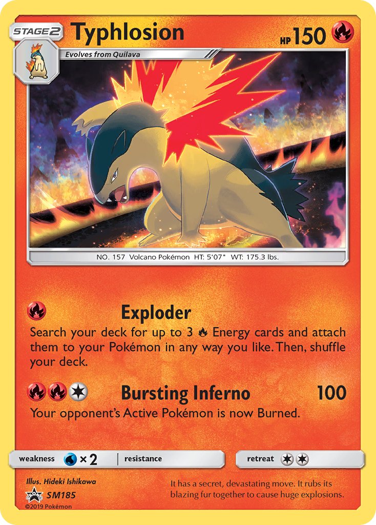 Typhlosion (SM185) [Sun & Moon: Black Star Promos] | Play N Trade Winnipeg