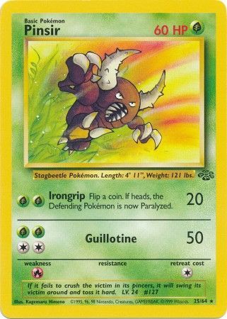 Pinsir (25/64) [Jungle Unlimited] | Play N Trade Winnipeg