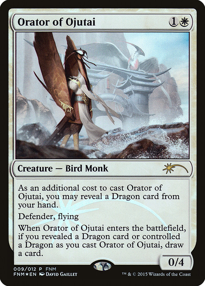 Orator of Ojutai [Friday Night Magic 2015] | Play N Trade Winnipeg